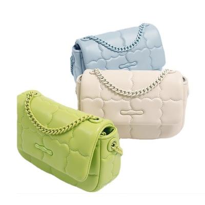 China PU Niche Design Chain Bag Female Fashion Single Shoulder Crossbody Bag Women Small Fragrance Female Bag for sale