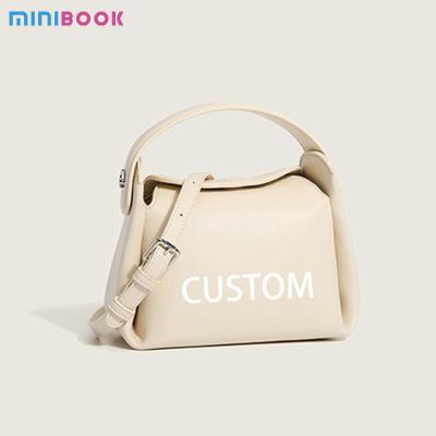 China Portable Leather Crossbody Sling Handbag for Ladies Customize Logo Sling Shoulder Bag for sale