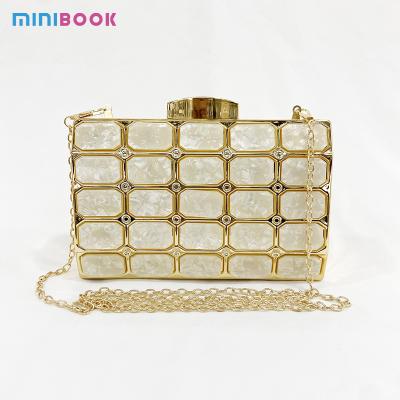 China Composite Bag Minibook Fashion Women Evening Clutch Bag Lady Party Wedding Chain Bag for sale