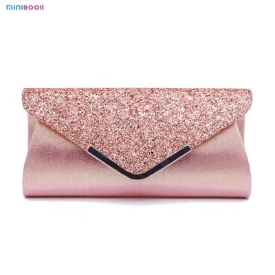 China Elegant and Chic PVC Wallet Clutch Bag Crystal Bling Handbag for Women's Fashion for sale