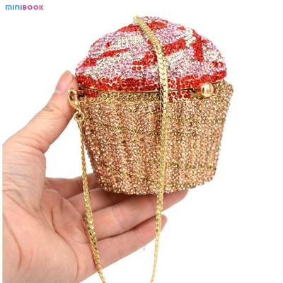 China Handmade Crystal Clutch Stone Evening Bags and Clutches for Wedding Gold Blind Diamond for sale