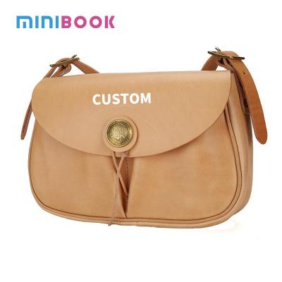 China Handgefertigte Vintage Männer Schulter Crossbody Tasche mit Oberschicht Gemüse gebräunte Leder zu verkaufen