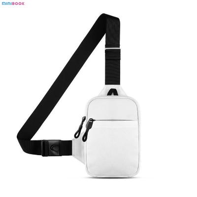 China Polyester Sports Crossbody Purse for Men and Women All Seasons Mini Chest Bag for sale