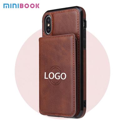 China Mobile Phone Cases Shockproof Magnetic ID Credit Card Holder for iPhone 15 Pro for sale