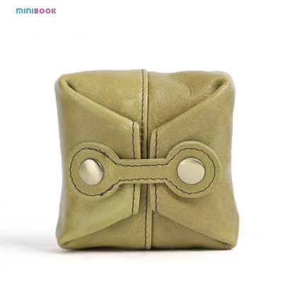 China Handmade Porte Monnaie Cuir Ladies Small Retro Jewelry Storage Pouch Custom Logo Money Pocket Bag for Daily Life for sale