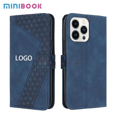 China Multifunctional Strong Magnetic Flip Series PU Leather Case for iPhone 15 Promax for sale