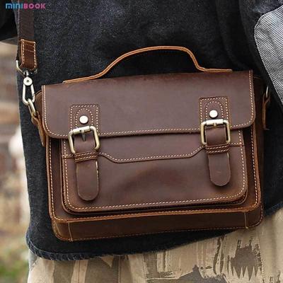 China Minibook Vintage Messenger Bag The Perfect Combination of Style and Functionality for sale