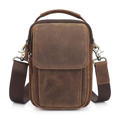 China Designer Custom Logo Men'S Messenger Bag With Availiable Sample Genuine Leather for sale