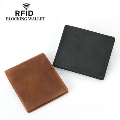 중국 안전 여행 및 신용 카드 보호를 위해 RFID 방지 도둑질 차단 남성 지갑 판매용