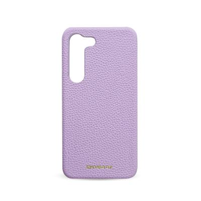 China Custom Luxury Shockproof Genuine Leather Phone Case for Samsung Galaxy S23 Ultra 2023 for sale