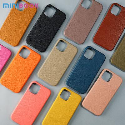 China Daily Life Genuine Leather Colorful Fashion Camera Plating Cover for iPhone 14 13 Pro Max for sale