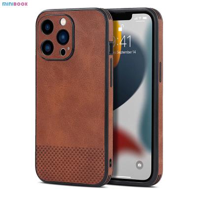 China 2023 Latest PU Leather Phone Cover for iPhone 14 14plus 14pro 14pro Max Custom Logo for sale