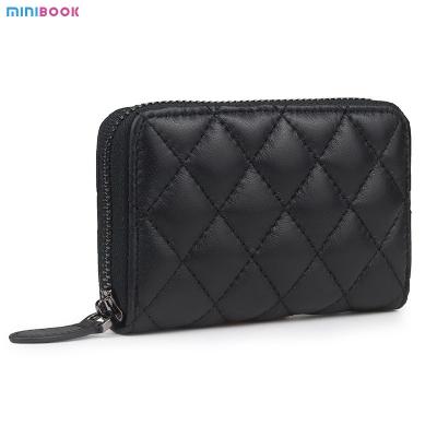 China 2022 Mini Wallet Leather Money Soft Sheepskin Leather Coin Purse for Women Zipper for sale