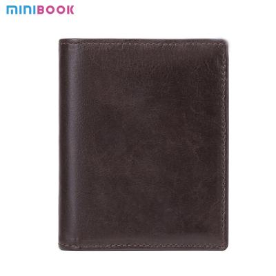 China Vintage Men's Business Card Holder Wallet with Open Closure and No Decoration for sale