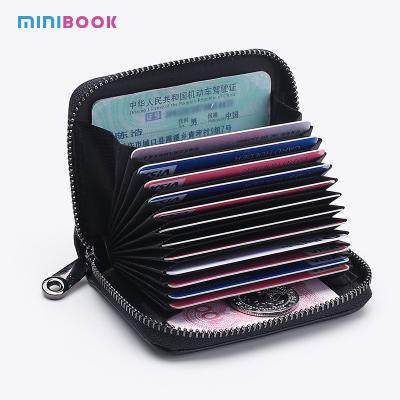 China Waterproof Multi-functional Large Capacity Zipper Pocket Coin Purse Wallet by Minibook for sale