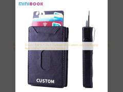 6.5cm * 9.8cm * 1.6cm Package Size Custom Logo Packaging Real Leather Credit Cards Holders