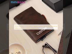 10cm*6.6CM*1.5CM Mens Wallet Carbon Fiber RFID Blocking Bifold with ID Window OEM/ODM