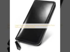 Large Capacity Waterproof Genuine Leather Women Purse Fashion Minibook AMZ Wallet