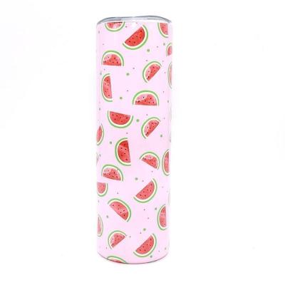 China New Product Modern Sports Bottle Stainless Steel Non Inverted Lean Tumbler Sublimation With Lid And Straw for sale