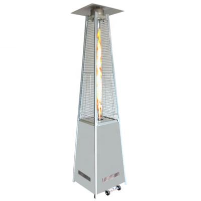 China Stocked Hot Sale Manufacturer Supplied Portable Pyramid Flame Mushroom Quartz Glass Tube Outdoor Patio Heater For Garden Use for sale