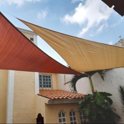 China Outdoor Used UV Shade Sail 3.6*3.6*3.6m (12*12*12ft) Triangle Sun Shade Sail Block For Outdoor Patio Garden for sale