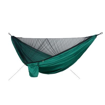 China With mosquito net 210T nylon parachute portable portable outdoor camping tent hammock with mosquito net for sale