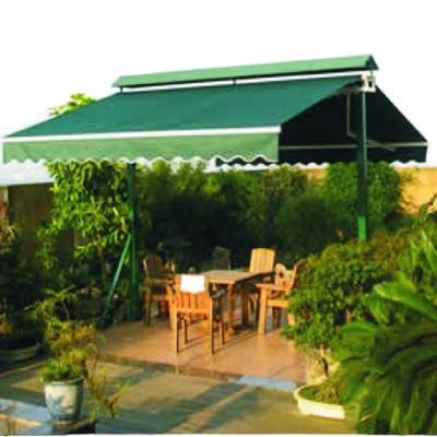 China Aluminum Garden Manual Retractable Double Side Retractable Awning / Free Standing Tent For Patio Garden for sale