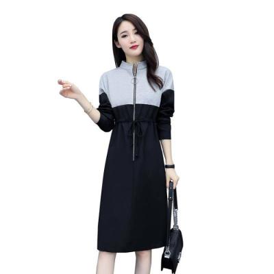 China 2020 fall new Anti-wrinkle plus size dress, sports and casual wear women for sale