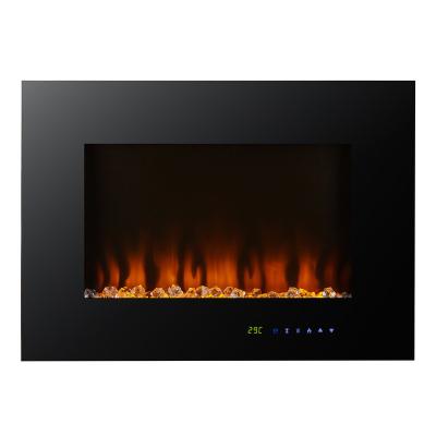 China Hotel 22 inch touch screen control fireplace heater, with 7 backlight colors, flame effect for sale