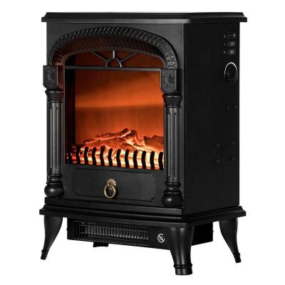 China Hotel 20 Inch With Real Flame Effect Portable Electric Fireplace Stove Heater for sale