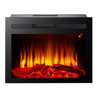 China Hotel 26 Inch Built In Or Insert Electric Fireplace Heater With Remote Control for sale