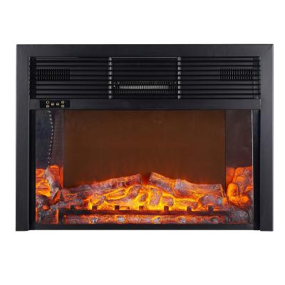 China Hotel With Remote Control Energy Saving Led Insert Electric Fireplace Heater for sale