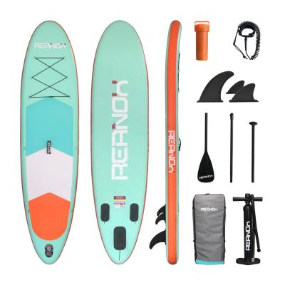 China Enjoy Wonderful Surfing Experience Drop Eco-friendly Material Stitch + PVC Inflatable Paddle Board 320 Military Standup Paddle Board 10.6ft for sale