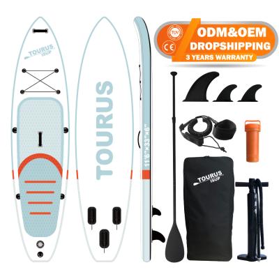 China Enjoy Experience 2021 Wonderful Surfing SUP Inflatable Paddle Board Good Quality PVC Stand Up Paddle Board 18 Feet for sale