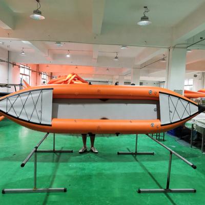 China Enjoy The Experience Wonderful Surfing Inflatable Kayak 1 Person Light Tube Reanox PVC Drop Stitch Float Material for sale