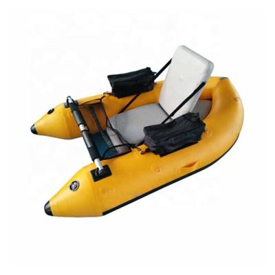 China Warter sports china factory supply custom 150cm 170cm kayak fishing boat float tube belly inflatable boat 190cm for sale