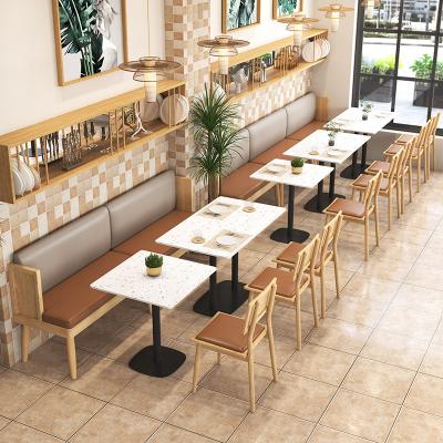 China Modern modern restaurant bar hotel restaurant dessert shop table chair sofa set custom for sale