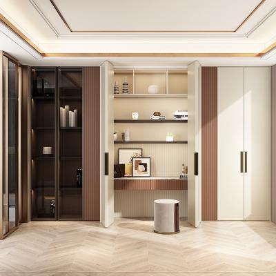 China Modern custom made whole house hotel bedroom wardrobe dressing room cabinet contracted modern wardrobe overall combination furniture for sale