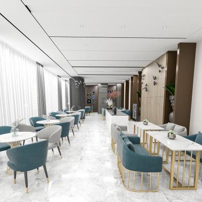 China Sale Office Living Room Hotel Lounge Reception Negotiation Negotiation Dining Room Hotel Furniture Sofa Table Modern Nordic Light Luxury Build Living Chair for sale