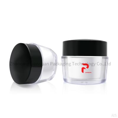 China Cosmetic 15ml - 100ml Plastic Acrylic Jar For Cosmetic Cream for sale