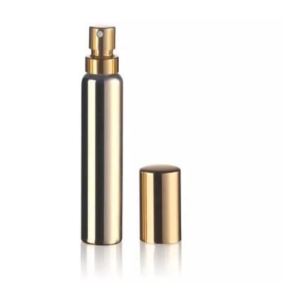 China 10ml 15ml 20ml Cosmetic Luxury Gold Perfume Spray Bottle for sale