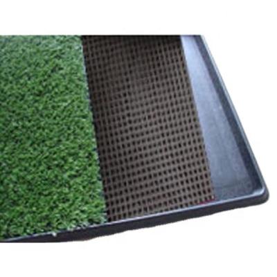 China Viable Green Deep Clean Pet Toilet Lawn Mat Pet Potty Dog Toilet Grass Pad Training Pet Toilet for sale