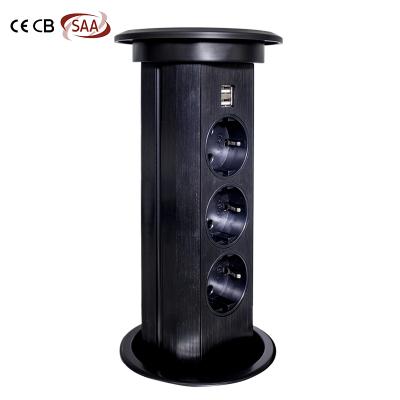 China Commercial Auto Retractable Power Strip Pop Up Plug Eu tomada retrtil for sale