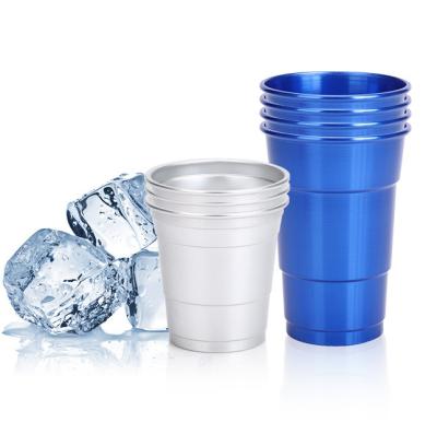 China High Quality Home Service Reusable Outdoor Stackable Juice Beer Cup Sheet Metal Stainless Steel Parts for sale