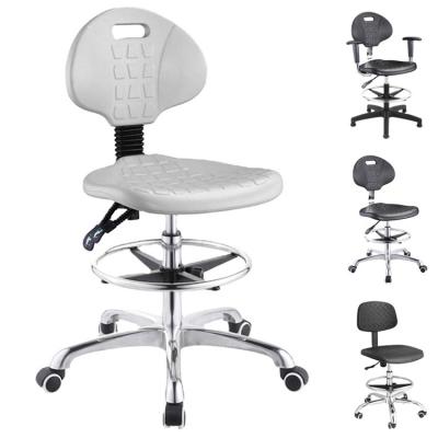 China (Size) SDU Office Chair PU ESD Adjustable Chair For Durable Fireproof Dustless Workshop Lab Furniture for sale