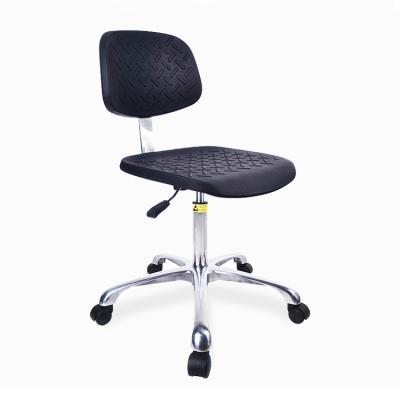 China Durable solid PU ESD lab chair with back for home office worksop bar and hospital for sale