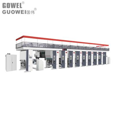 China Automated High Speed ​​Label Printer GWASY-AH Rotogravure 220m/min Full Printing Machine for sale