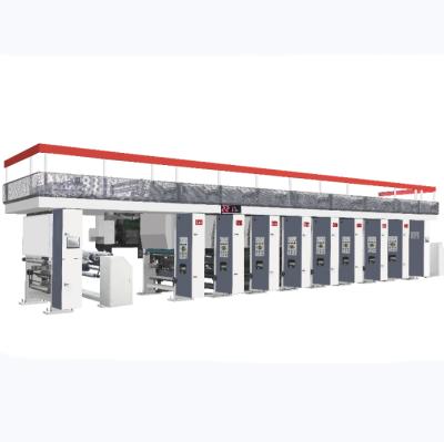 China food & Electronic Shaft Gravure Printing Beverage Plant GWASY-A Line Machine for sale