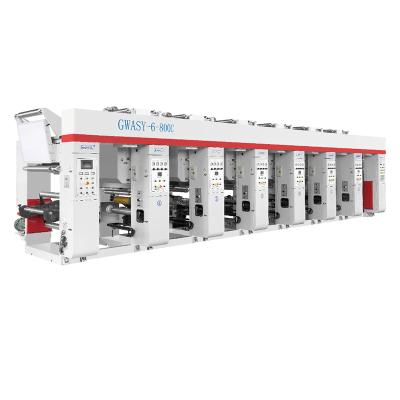 China Building Material Stores Bopp PVC Film Rotogravure Printing Machine for sale