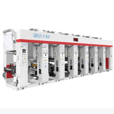 China ASY-B Hotels Manual 6 Color PET Film Roto Gravure Printing Machine Price for sale